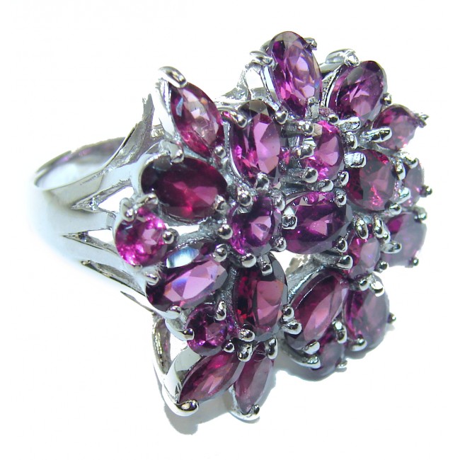 Real Beauty Garnet .925 Sterling Silver Ring size 8 3/4