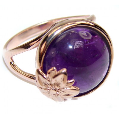 Purple Beauty authentic Amethyst .925 Sterling Silver Ring size 8 3/4