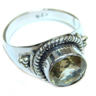 White Topaz .925 Sterling Silver ring size 8