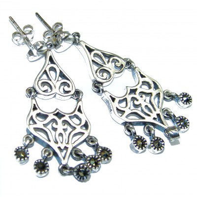 Marcasite .925 Sterling Silver earrings