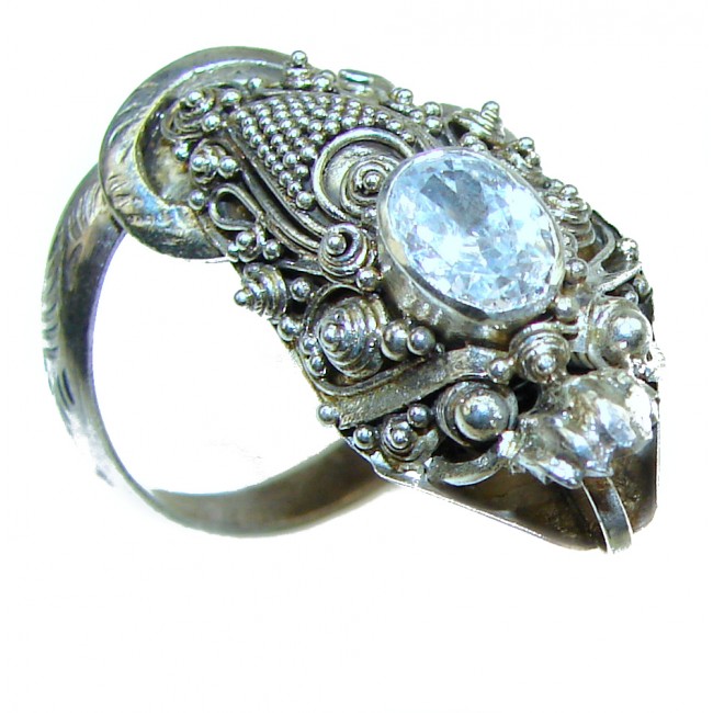Thai Dragon . 925 Sterling Silver Ring s. 10 1/4