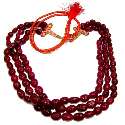 Marvels authentic Kashmir Ruby handcrafted necklace