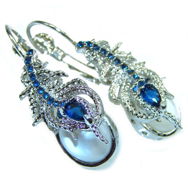 Incredible Opalite .925 Sterling Silver earrings