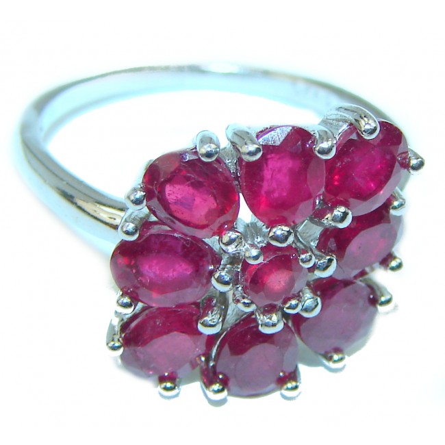 Authentic Ruby .925 Sterling Silver Ring size 8