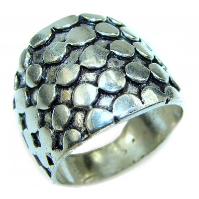 Bali made .925 Sterling Silver handcrafted Ring s. 8 3/4