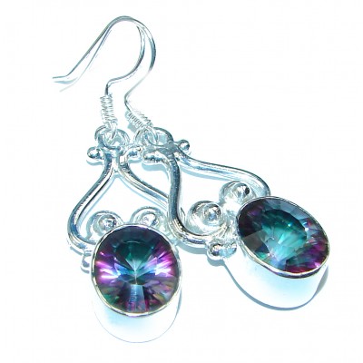 New Galaxy Magic Topaz .925 Sterling Silver earrings