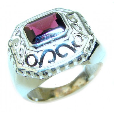 Red Abundance authentic Garnet .925 Sterling Silver Ring size 6