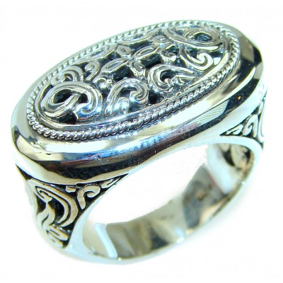 Bali made .925 Sterling Silver handcrafted Ring s. 6 1/4