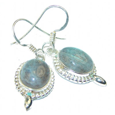 Real Beauty Authentic Labradorite .925 Sterling Silver handmade earrings