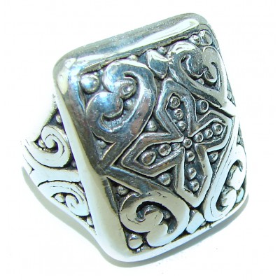 Celtic Cross Bali made .925 Sterling Silver ring size 6