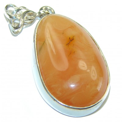 Prehistoric authentic Baltic Amber Amethyst .925 Sterling Silver handcrafted pendant