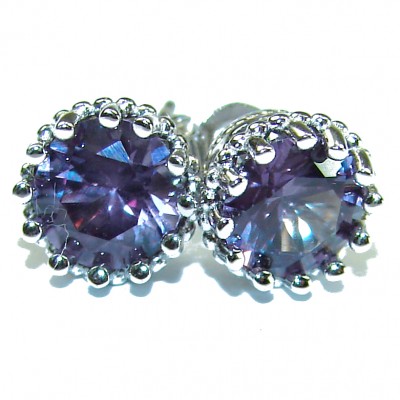 Romantic Inspitation London Blue Topaz .925 Sterling Silver handcrafted Earrings