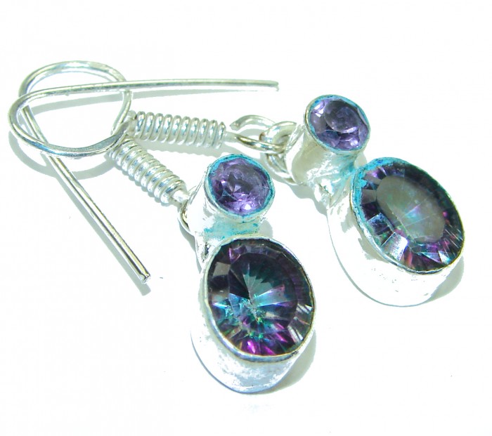 Mystic Topaz .925 Sterling Silver earrings