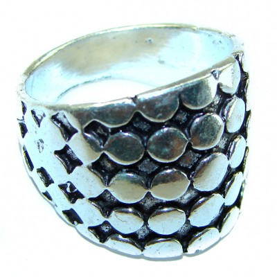 Eau Pure .925 Sterling Silver Handcrafted Ring size 10