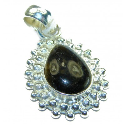 Magical Aurora Fire Labradorite .925 Sterling Silver handcrafted Pendant