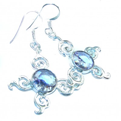 Exclusive Lilly White Topaz .925 Sterling Silver .925 Sterling Silver handcrafted Earrings