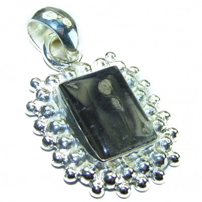 Aurora Fire Labradorite .925 Sterling Silver handcrafted Pendant