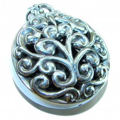Sterling Beauty .925 Silver Bali handmade Pendant