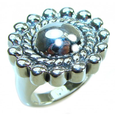 Natural Beauty Italy Made Silver Sterling Silver ring s. 7