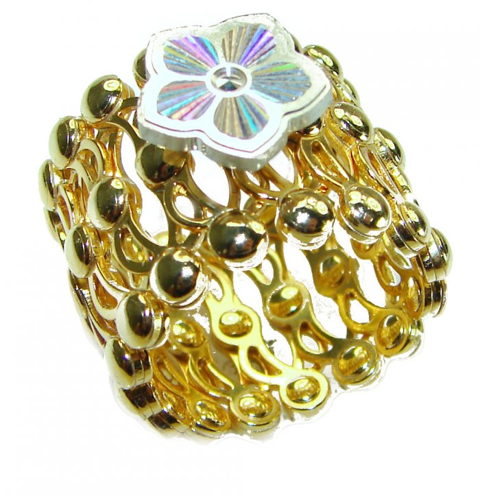 Retractable Ring And Bracelet for Women - Unique Boho 14K Gold over .925 Sterling silver Ring - Bracelet - video