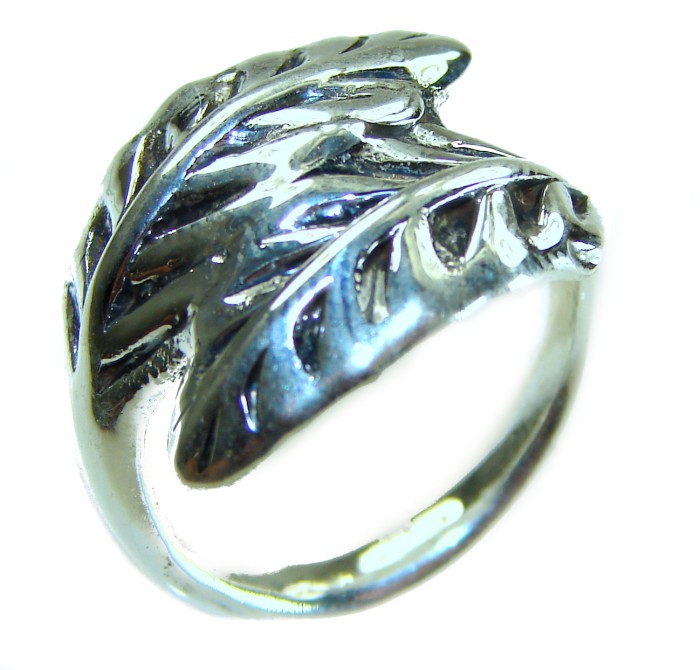 Casablanca Italy made .925 Sterling Silver brilliantly handcrafted ring s. 7 3/4
