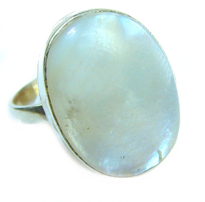 Blister Pearl .925 Sterling Silver brilliantly handcrafted ring s. 8