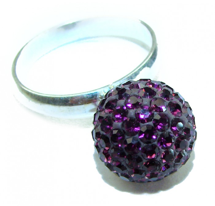 Smoky Topaz .925 Sterling Silver handcrafted ring size 8