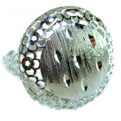 Casablanca Italy made .925 Sterling Silver brilliantly handcrafted ring s. 7