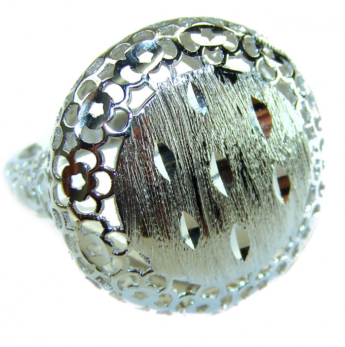 Casablanca Italy made .925 Sterling Silver brilliantly handcrafted ring s. 7