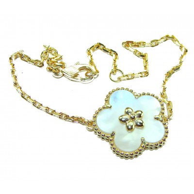 Fantastic Blister Pearl 14K Gold over .925 Silver handmade Bracelet