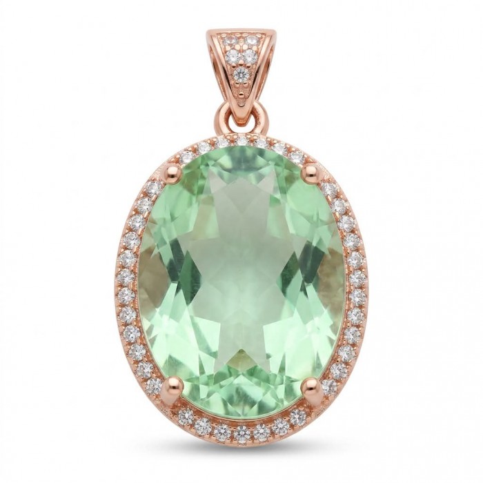 Royalty 9.9 carat authentic Himalayan Peridot 22K Gold over .925 Sterling Silver Handcrafted Statement pendant