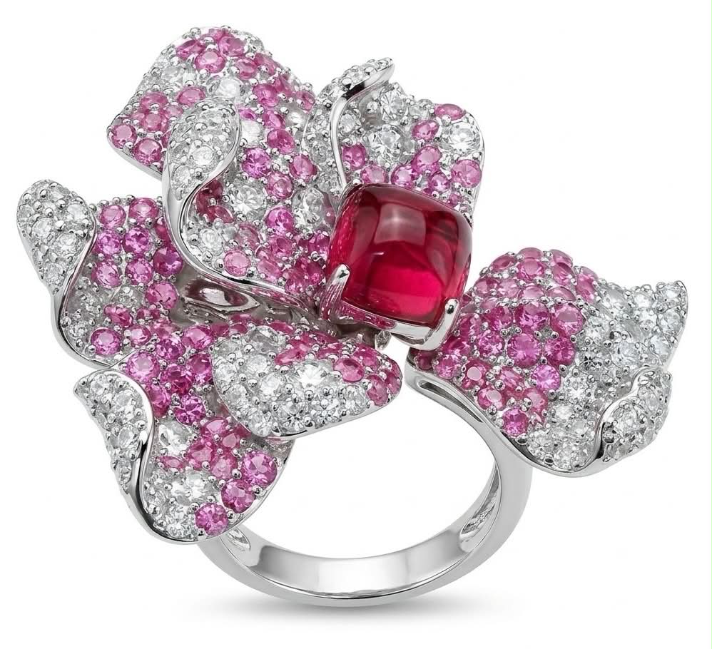 Ruby Ring Sterling Silver | 34.2ct Mozambique Ruby