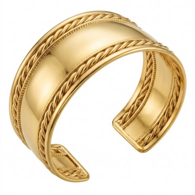 Vintage style Luxurious Golden Cuff Bracelet