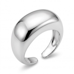 Precious Natural Silver Waves Women ring size 7