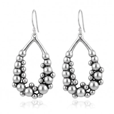 Fancy .925 Sterling Silver Italy made Earrings