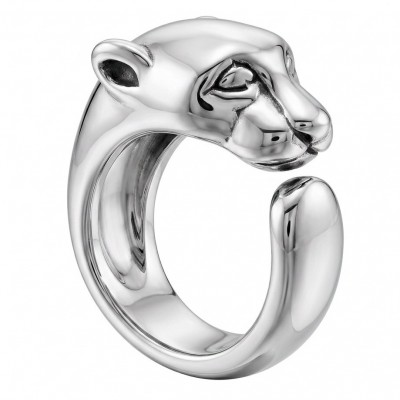 Panthère .925 Sterling Silver handcrafted Statement Ring size 6