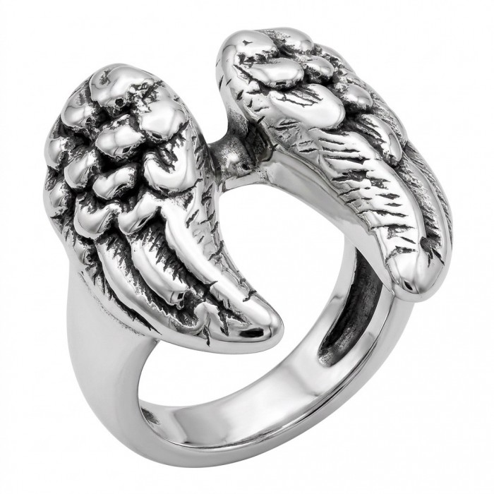Angel's Wings Bali made .925 Sterling Silver handcrafted Ring s. 5 1/4