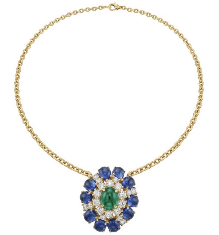 Colombian's Brilliance - emerald cut 4.7 carat Colombian Emerald 18K Gold over .925 Sterling Silver handcrafted necklace