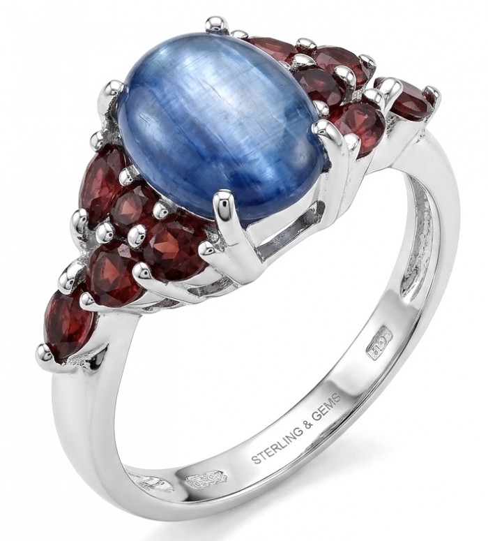 Luxurious 4.5 ctw Tanzanite .925 Sterling Silver handcrafted Statement Ring size 8