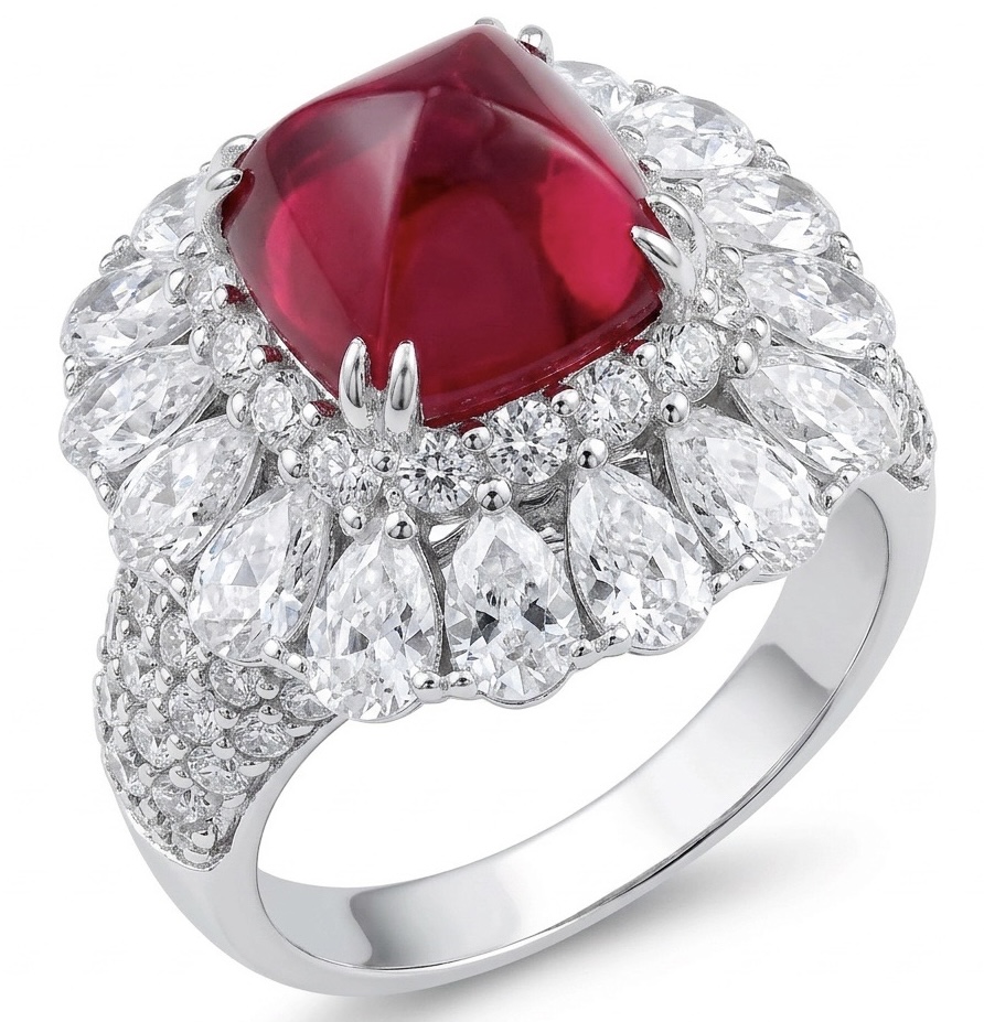 Ruby Ring Sterling Silver | 4.8ct Mozambique Ruby