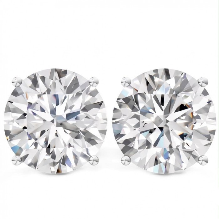 Angelina 8.9 carat authentic White Topaz .925 Sterling Silver Handcrafted Earrings