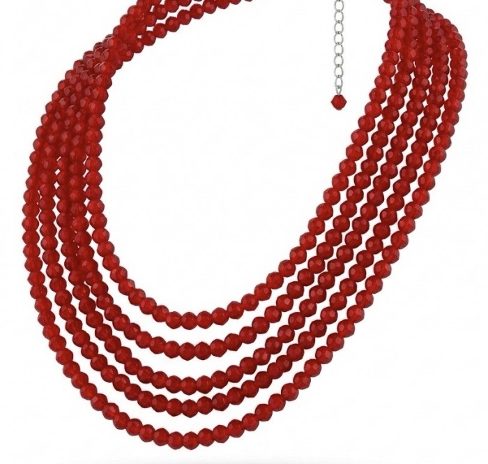 Talisman to banish fear and inspire action - Natural Carnelian Agate .925 Sterling Silver Necklace