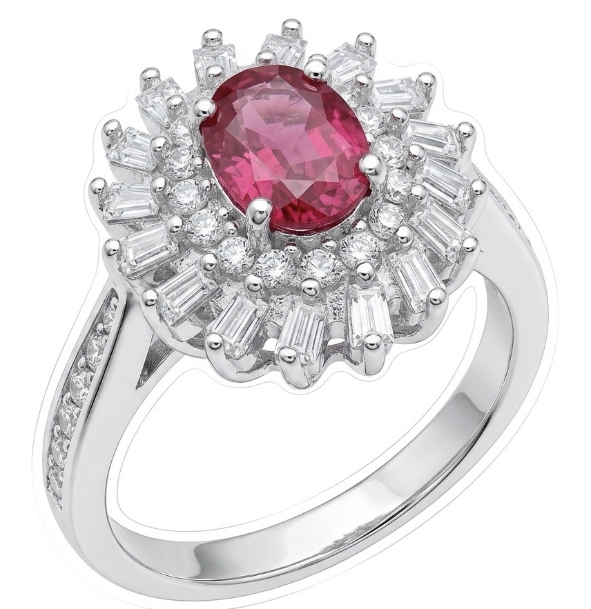 925 Ruby Ring Collection | Sterling Silver Ruby Rings