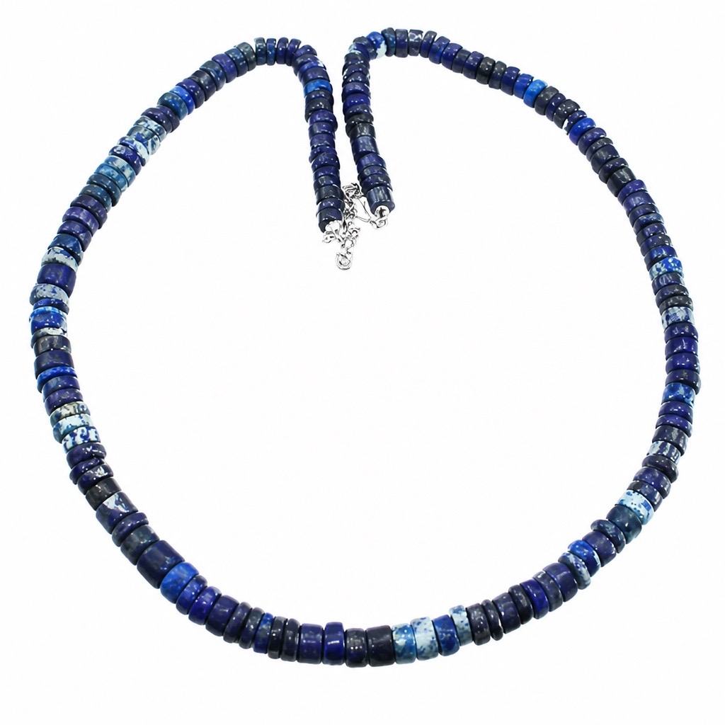 Lapis Lazuli Necklace Sterling Silver | 55.2ct Agra