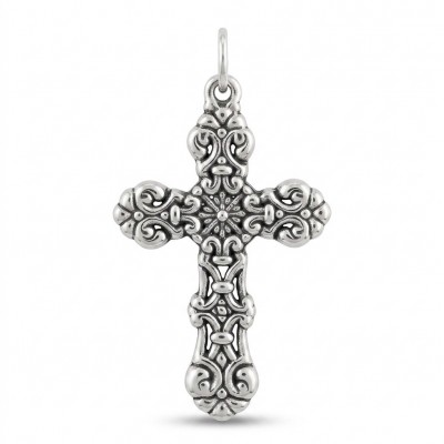 Holy Cross the best quality .925 Sterling Silver Bali made Pendant