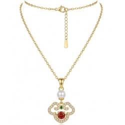 Golden Hearts Sublime natural Golden handmade FASHION Necklace