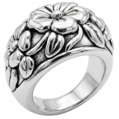 Mantra Solid Bali made .925 Sterling Silver ring size 5 1/4