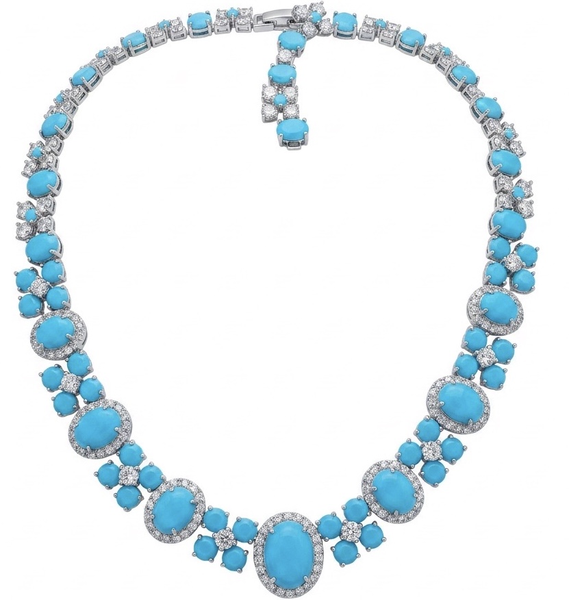 SILVER925 TURQUOISE NECKLACE /シルバー/ネックレス Turquoise Necklace Sterling Silver | Blue Dreamland