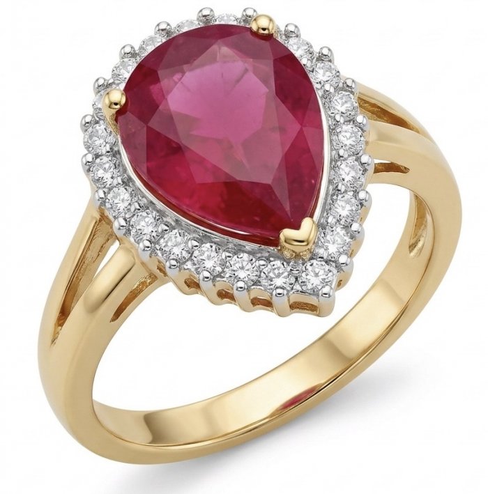 Scarlett - great quality! 12.4 ctw Mozambique Ruby .925 Sterling Silver dippedin 22K Gold handcrafted Statement Ring size 6 - video