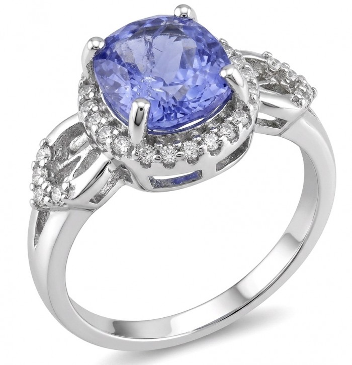 Born to Glam 5.2 carat natural Tanzanite .925 Sterling Silver Perfectly handcrafted Ring s. 5